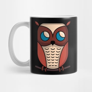 cute owl on a branch Mug